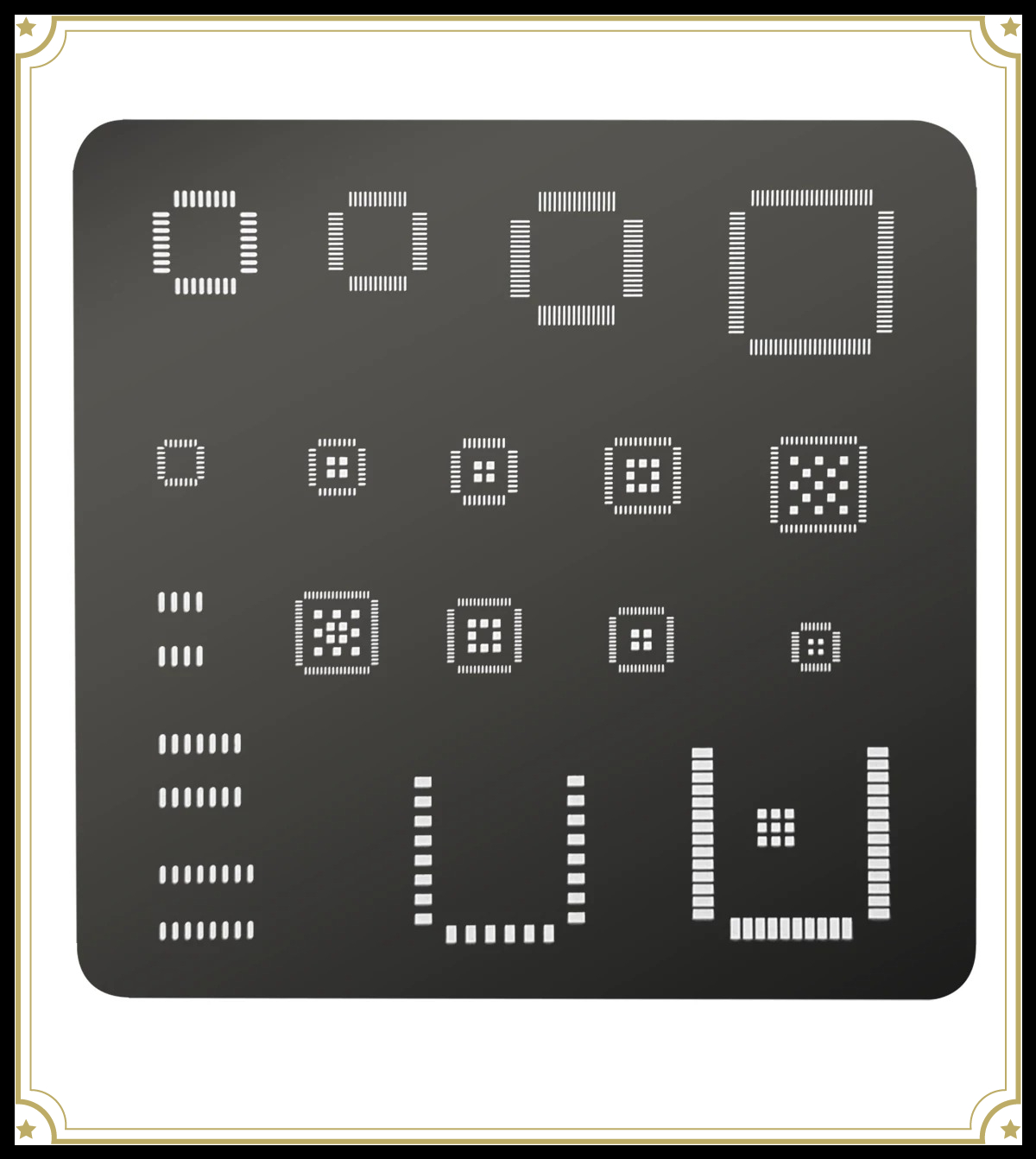 Doit Esp32 - Universelle IC-Schablone QFP QFN SOP BGA
