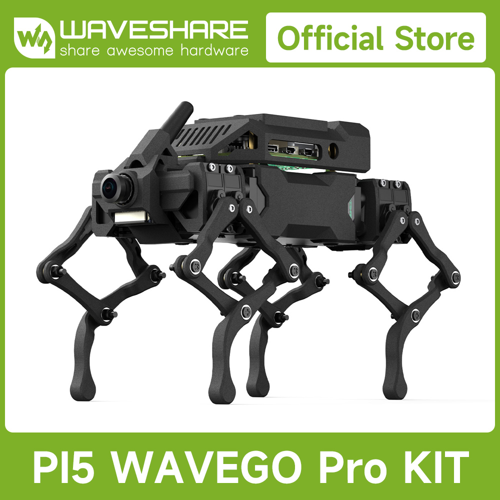 Waveshare Esp32 - Waveshare WAVEGO Pro 12-DOF Bionischer Hundeähnlicher