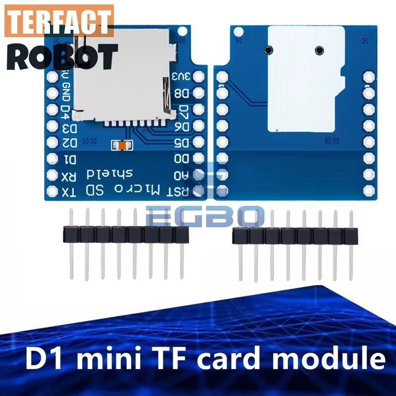 Wemos D1 - TERFACT ROBOT Micro SD TF-Karten-Speichererweiterungsmodul |