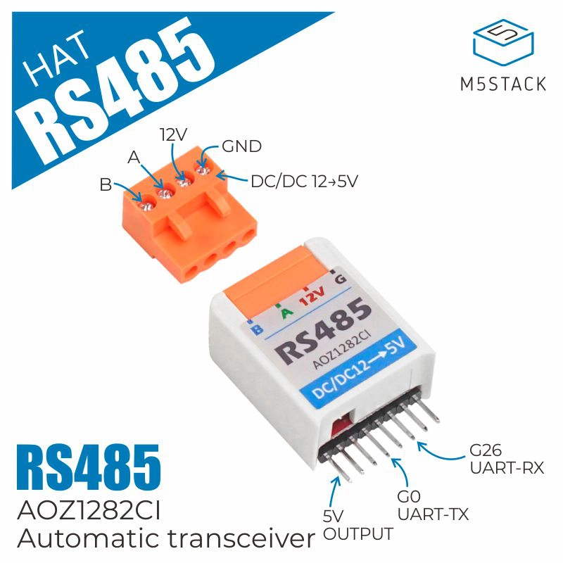 M5Stickc - M5Stack Offizieller M5StickC RS485-HAT AOZ1282CI