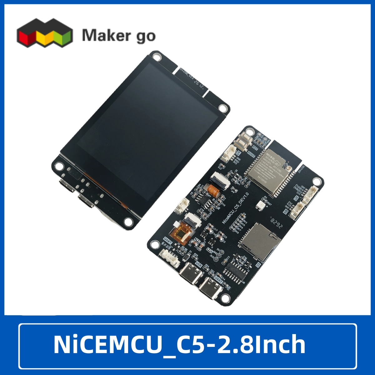 Doit Esp32 - ESP32-C5 Dual-Band-WLAN-Entwicklungsboard mit integriertem 2,8-Zoll-Touchscreen-Display und