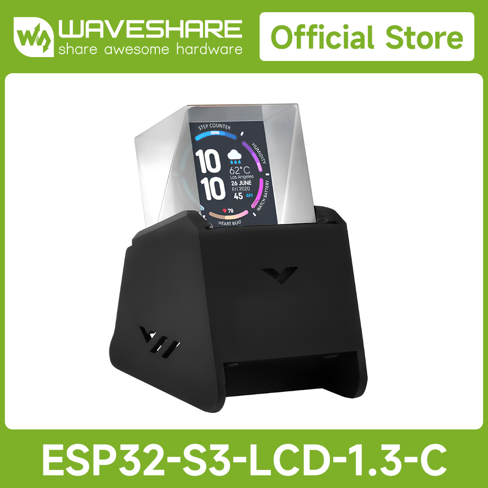 Waveshare Esp32 - Waveshare ESP32-S3 1,3-Zoll-Display-Entwicklungsplatine 240×240, integrierter ST7789V2-Chip