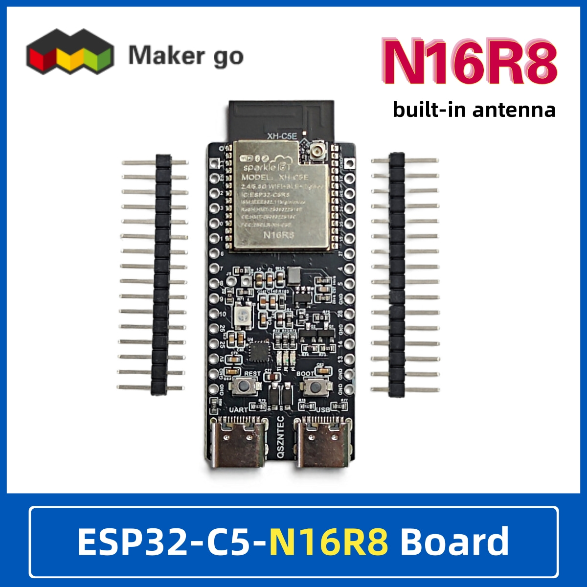 Doit Esp32 - ESP32-C5-N16R8 Entwicklungsboard 2,4 & 5 GHz