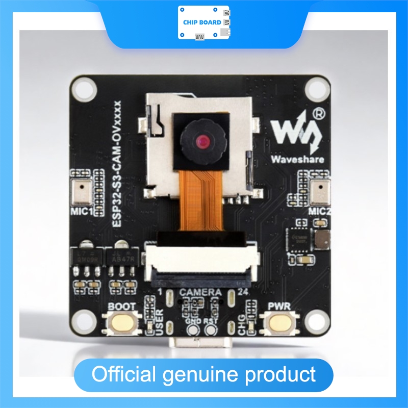 Waveshare Esp32 - Waveshare ESP32-S3 AIoT Kamera-Entwicklungsboard Audio-I/O-Modul Unterstützt