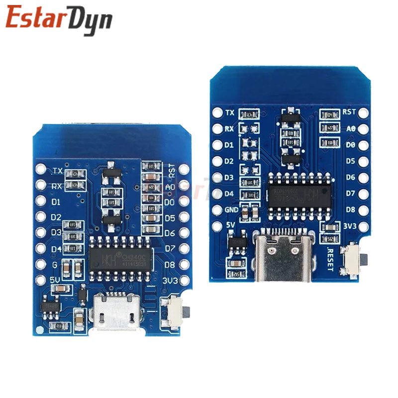 D1 Mini TYPE-C/MICRO ESP8266 E – Nodemcuv2 Bewertung und Preis
