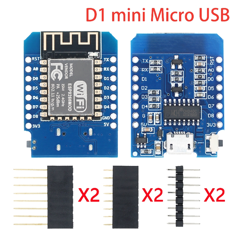 Micro USB/Typ-C USB WeMos D1 M – D1 Mini Pro Bewertung und Preis
