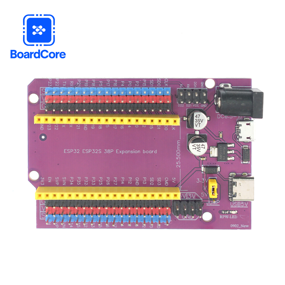 ESP32S 38Pin Expansion Board M – Nodemcu 32S Bewertung und Preis