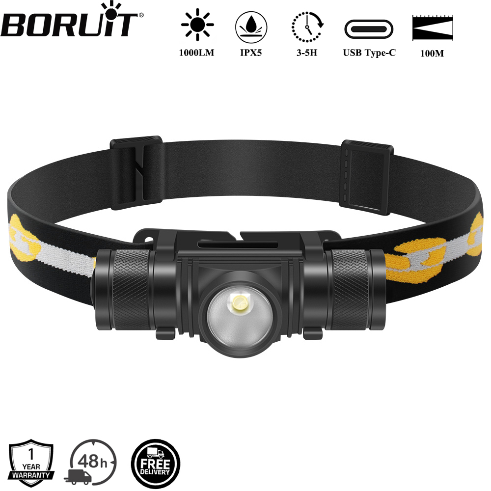 BORUiT D10 1000LM LED-Stirnlam – Lolin D32 Bewertung und Preis