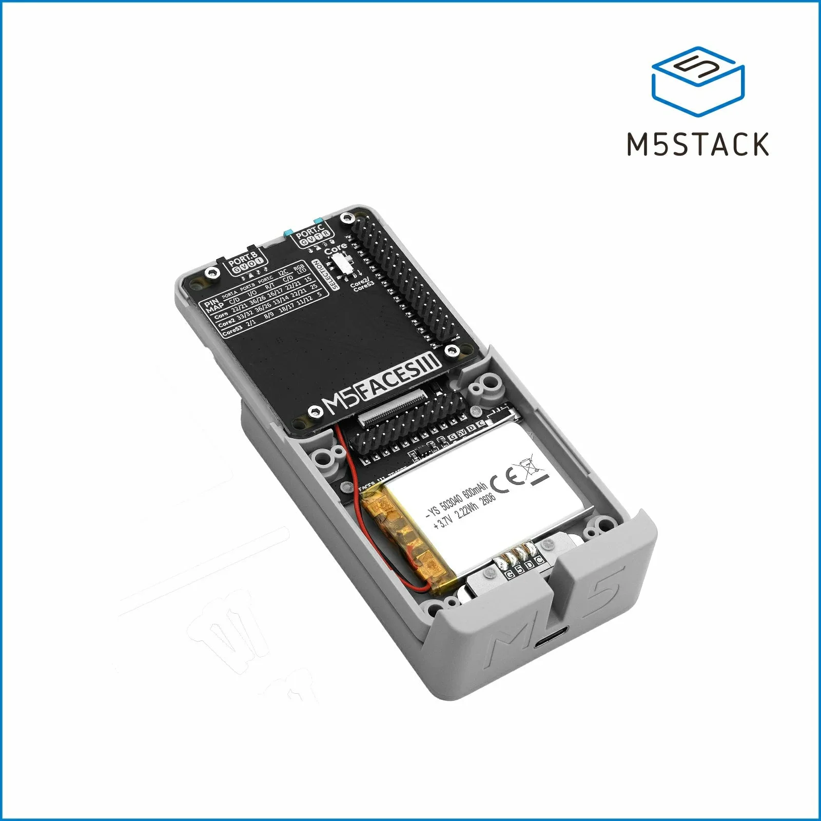 M5Stack Faces 3 Bottom Board E – M5Stack Bewertung und Preis