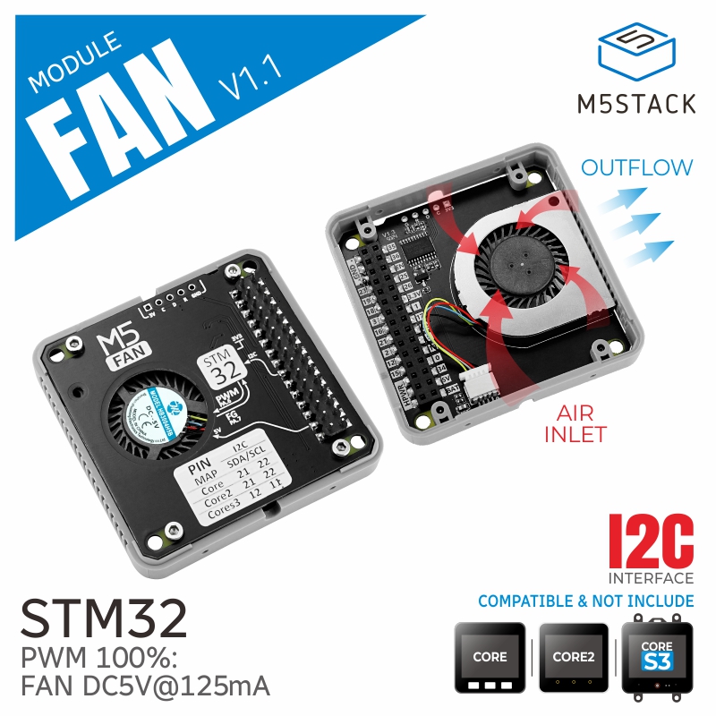Offizielles M5Stack-Lüftermodu – M5Stack Bewertung und Preis